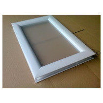 Hublot 511 x 321 mm blanc 1 vitre sablée IMEPSA