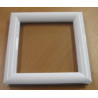 Hublot PVC carré 300 x 300 -  2 faces blanches - 2 vitres transparentes IMEPSA