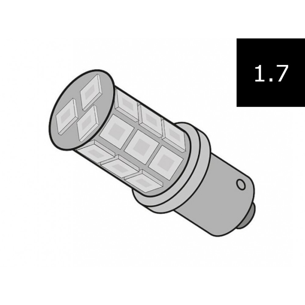 SOMMER LED-Birne DC 12-34 V, AC 24 V / 3 W