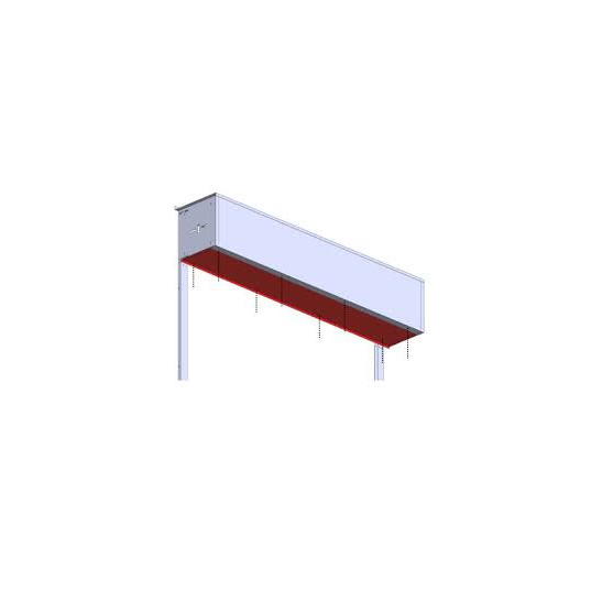 Option Coffre pour rideau métallique au mètre/linéaire